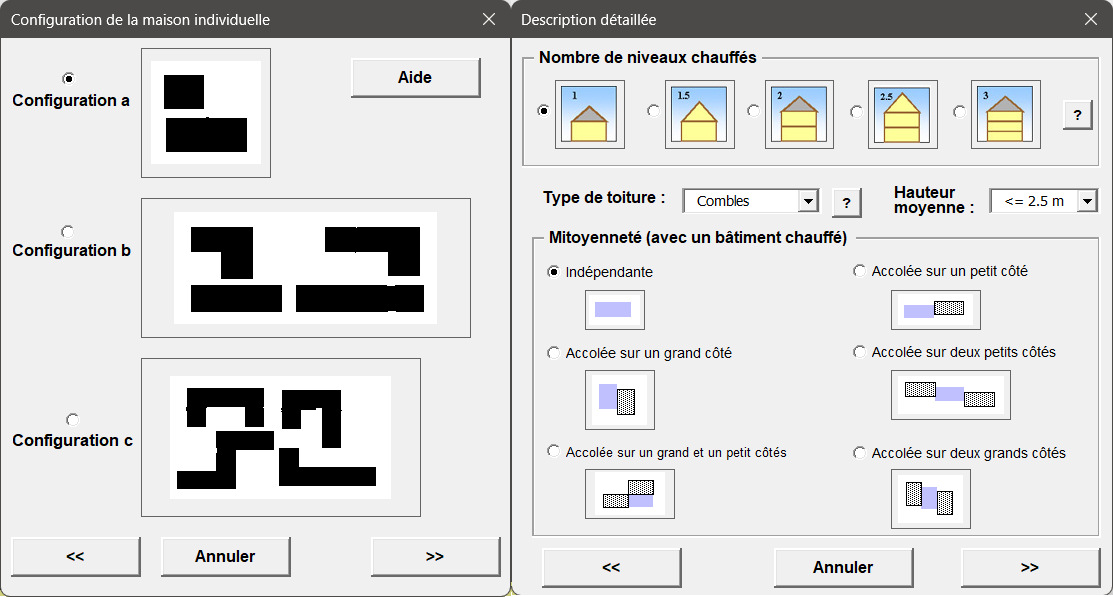 compacité dans le logiciel initial 3CL